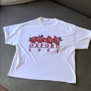 J. Galt “Oxford 1991” Crop Tee